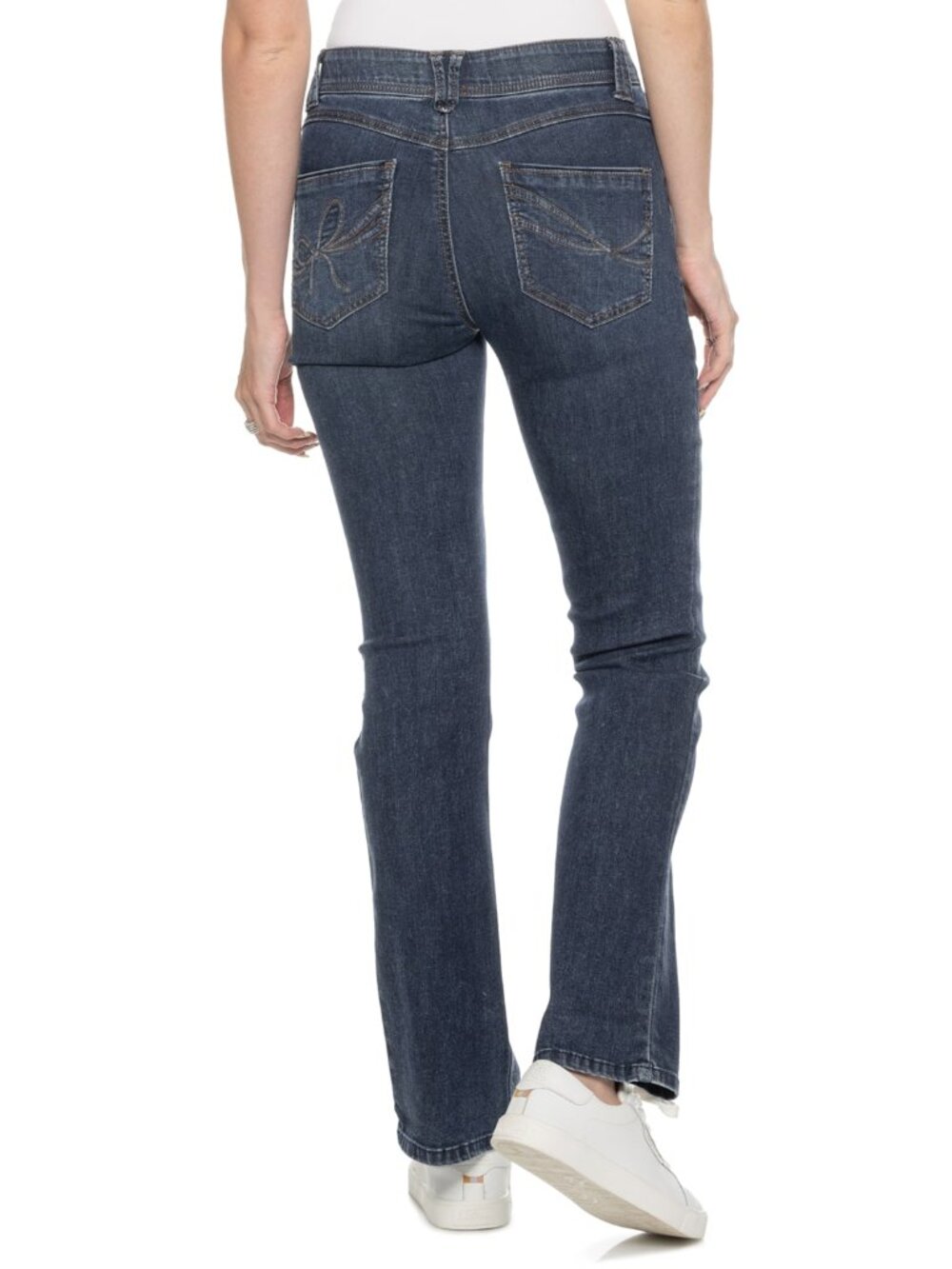 Democracy Blue AbSolution Bow Pocket Itty Bitty Bootcut Jeans - High-Rise - Picture 2 of 2